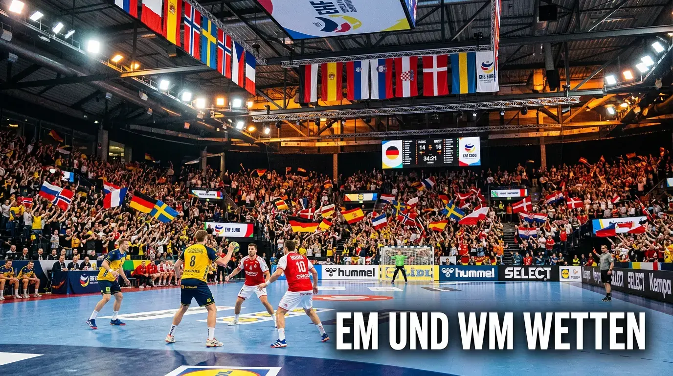 Handball EM und WM Wetten - Turnierstrategien und Quotenanalysen